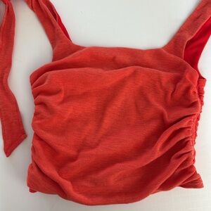 Free People Red Sleeveless‎ Tank Top Size Small NWT